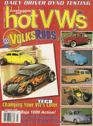 DUNE BUGGIES & HOT VW'S 1998 MAR - SWEET 59 DROPTOP GHIA, TRANSAXLE GEARING